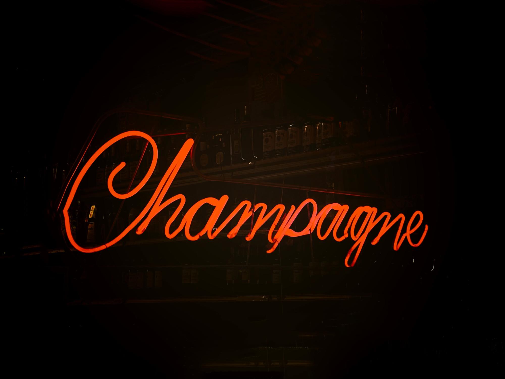 champagne exportation france