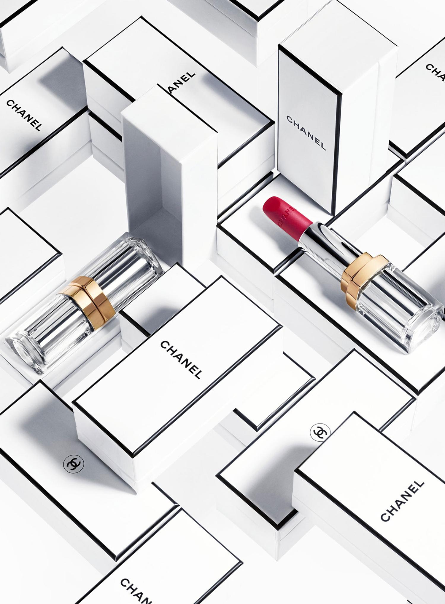 chanel rouge &agrave; l&egrave;vres verre