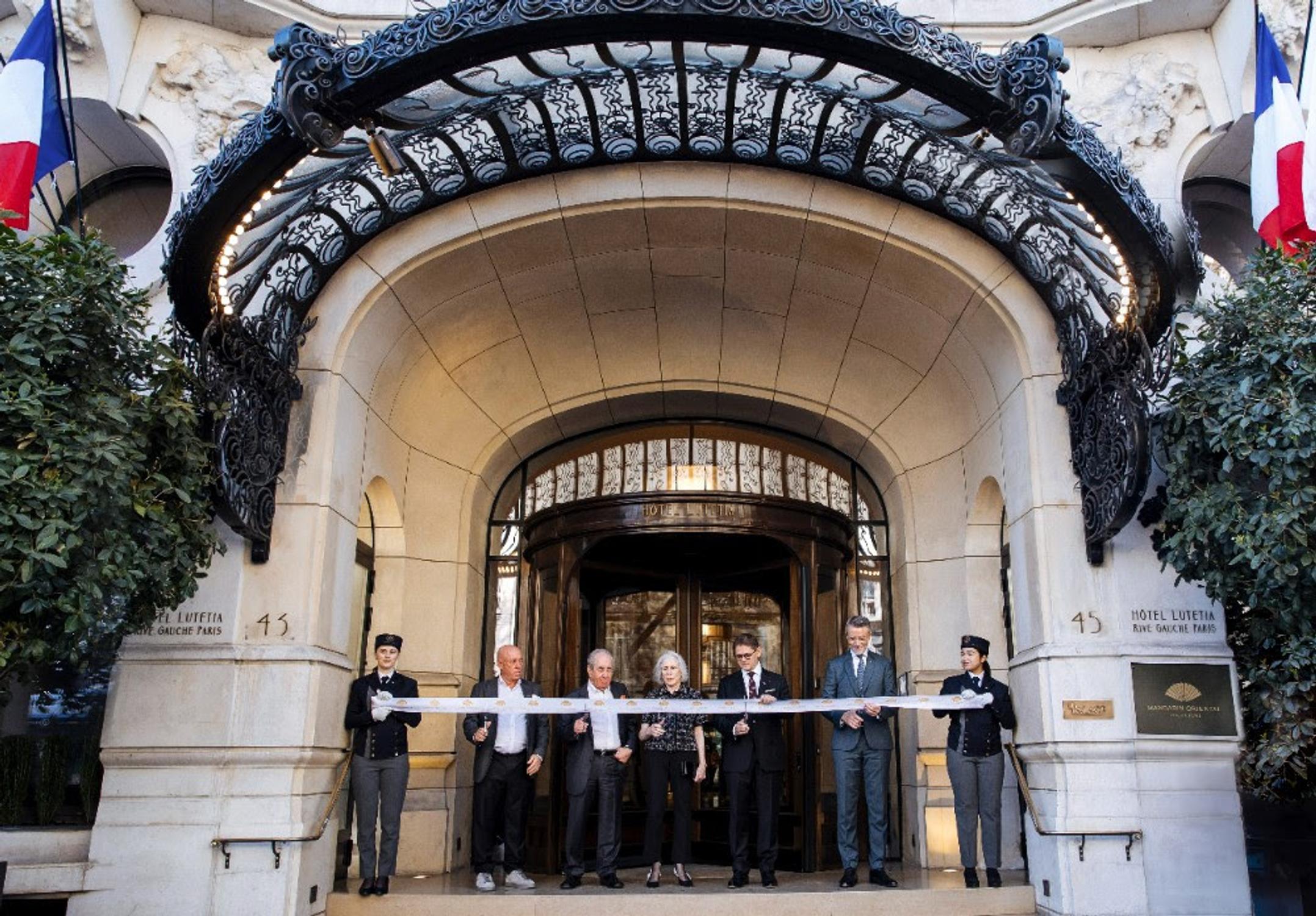 c&eacute;r&eacute;monie inauguration mandarin oriental paris