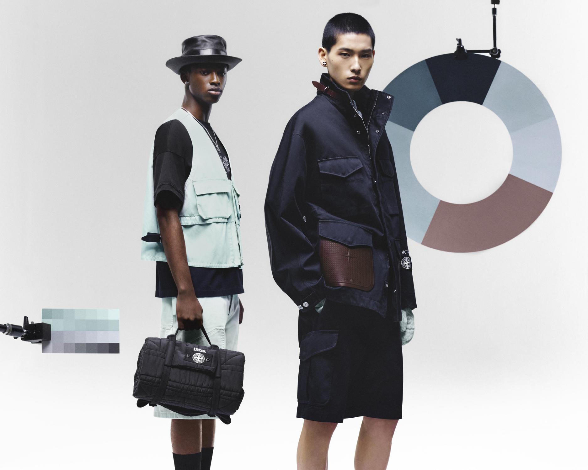 stone island et dior collaboration luxe 2024