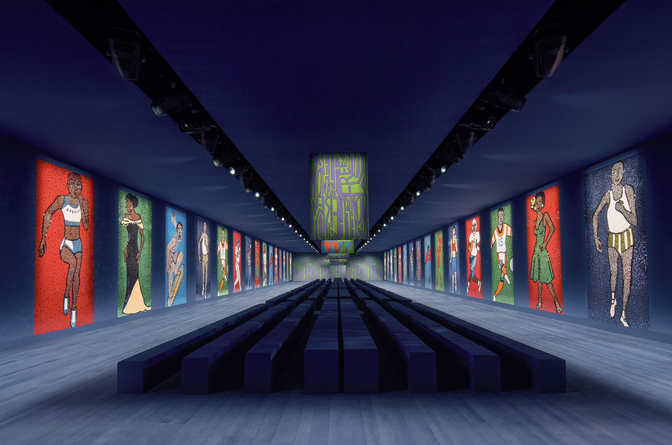 decor defil&eacute; dior visite mus&eacute;e rodin