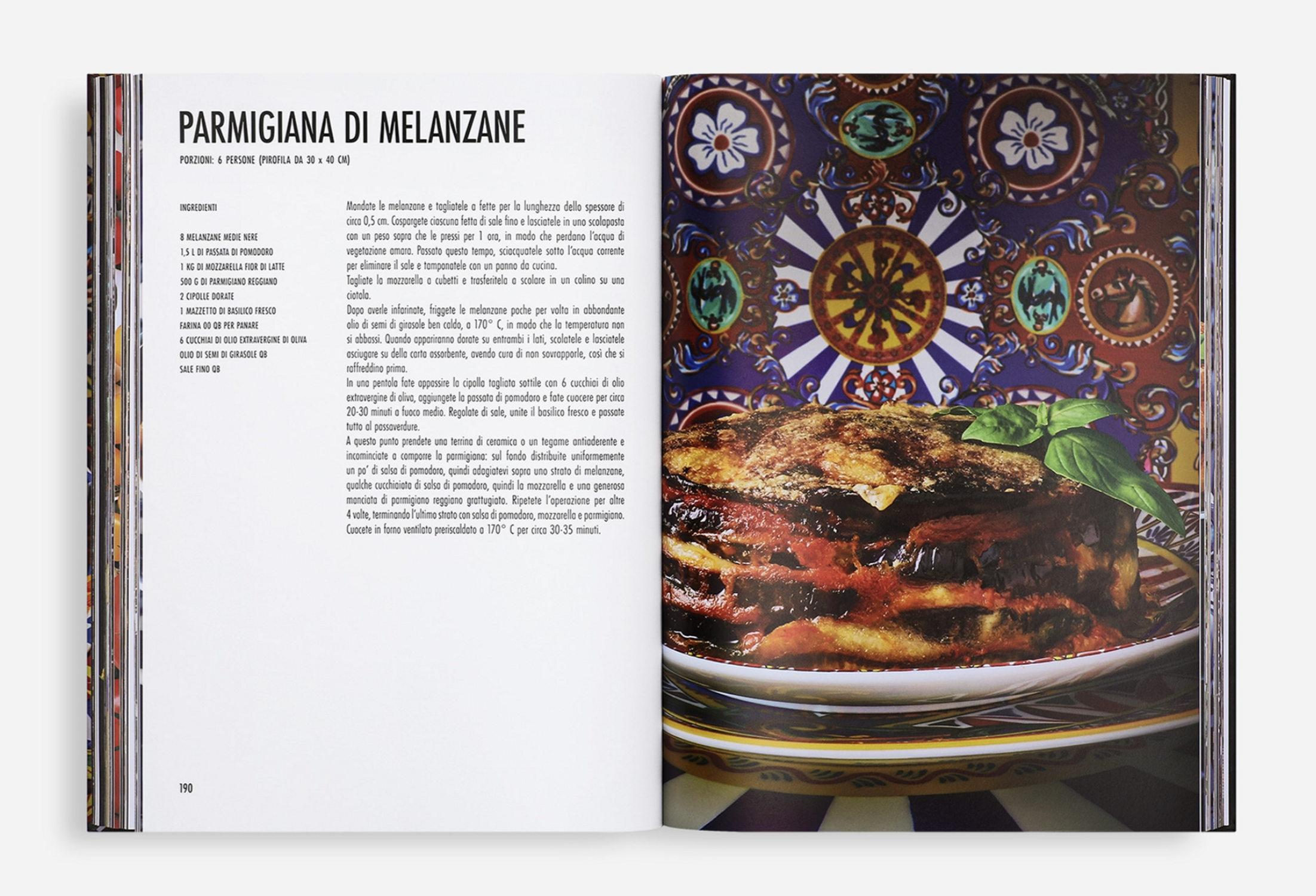 livre de recettes dolce gabbana