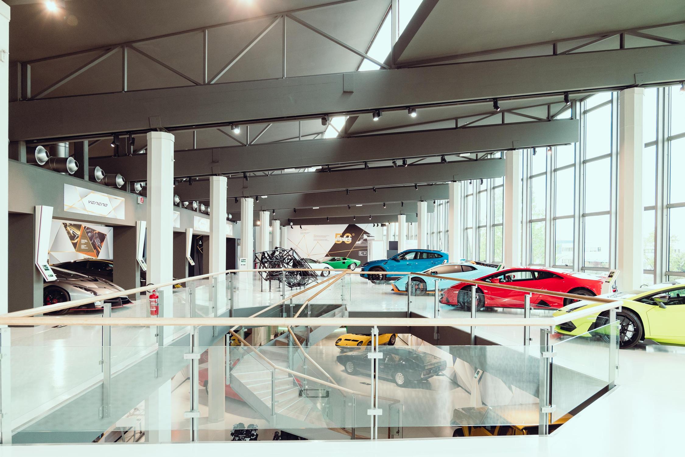 mus&eacute;e lamborghini visite