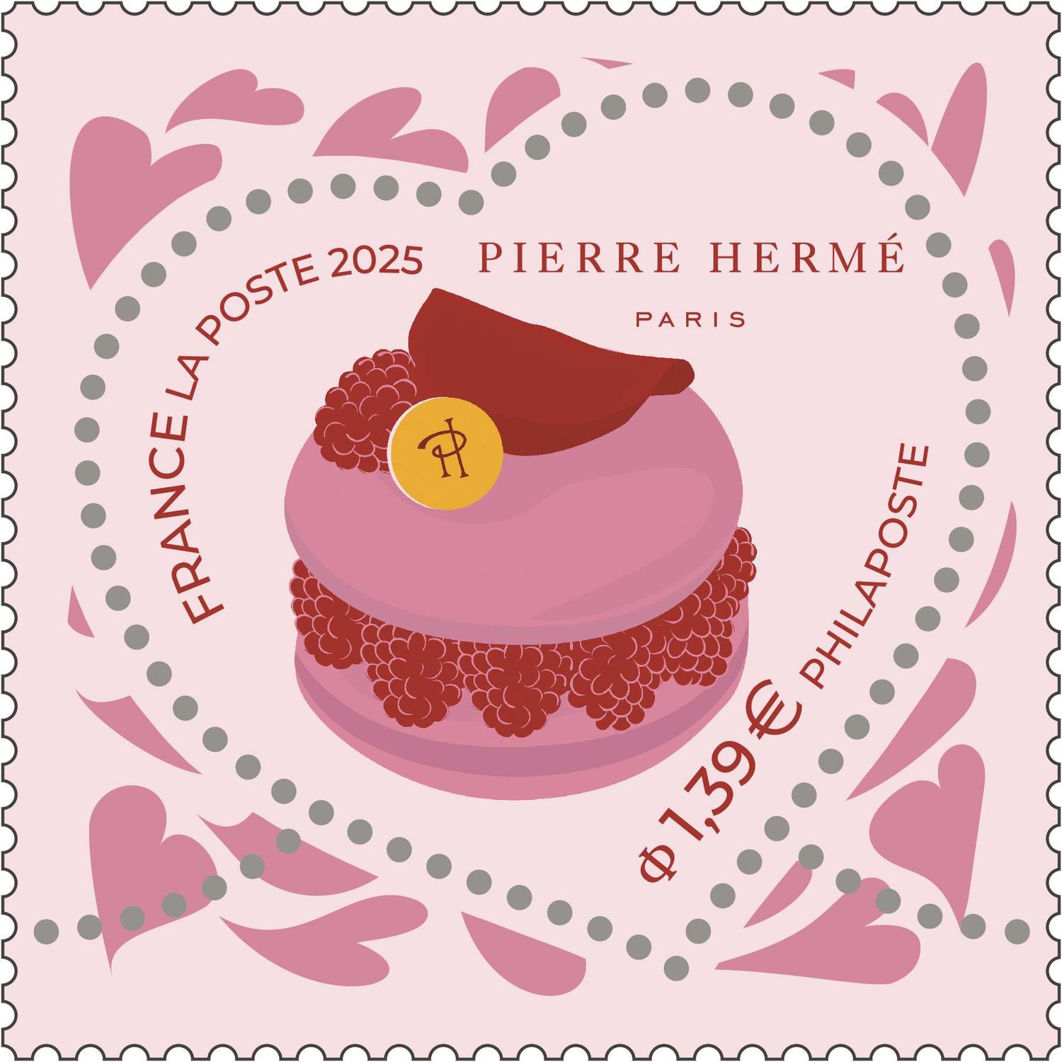 pierre herm&eacute; paris la poste timbre saint valentin