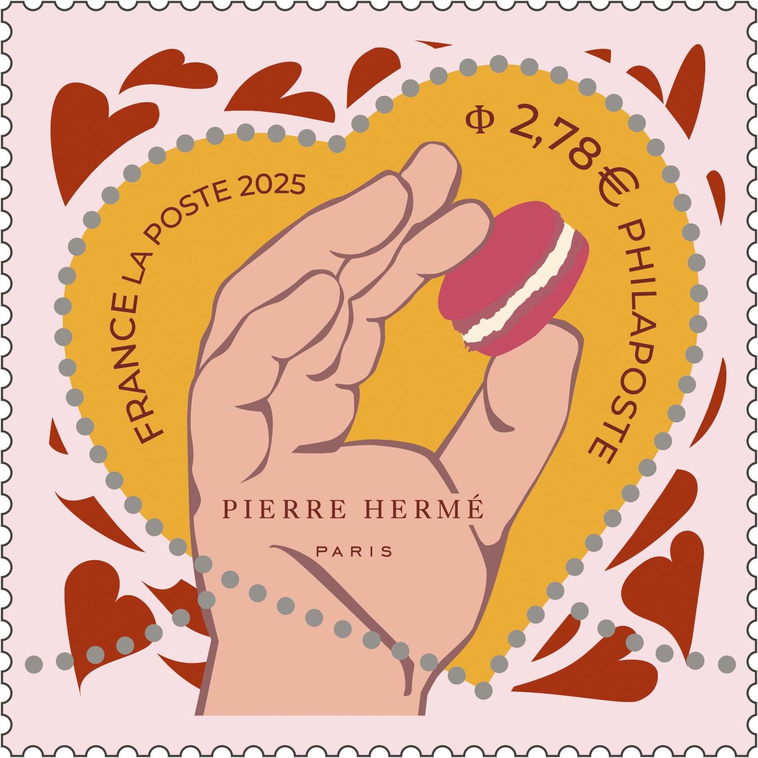 pierre herm&eacute; la poste timbre saint valentin