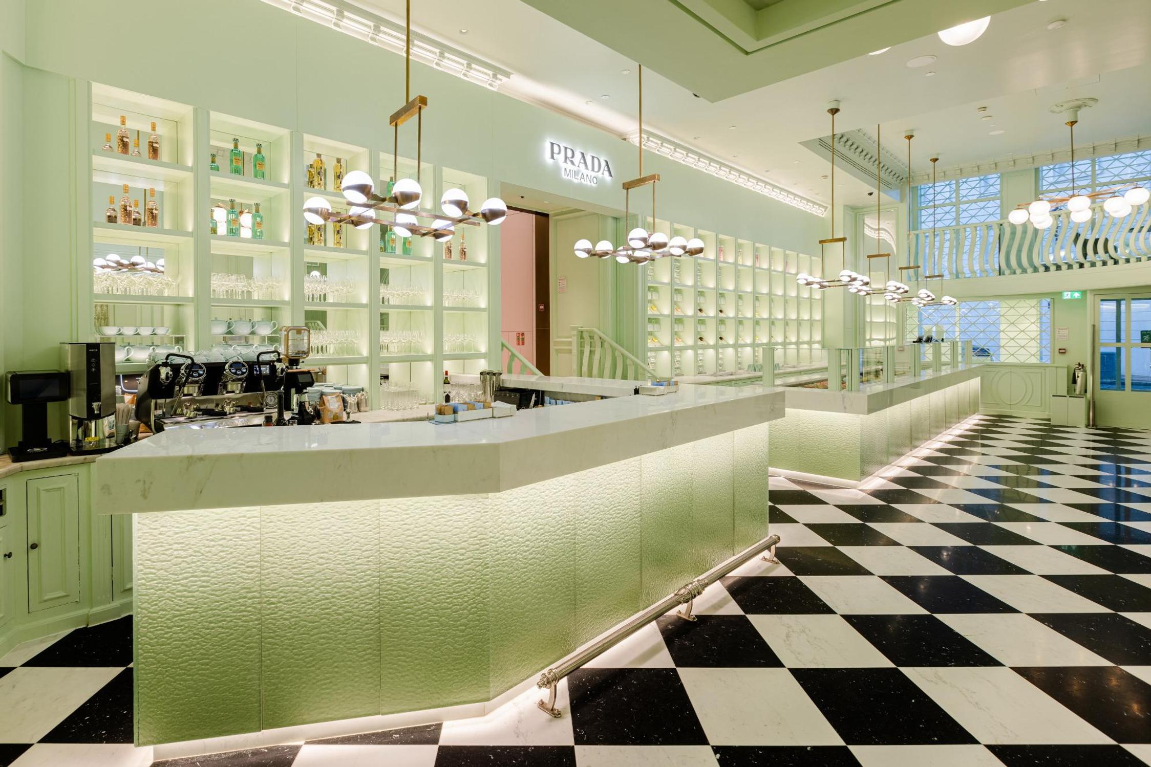 Prada harrods caf&eacute;
