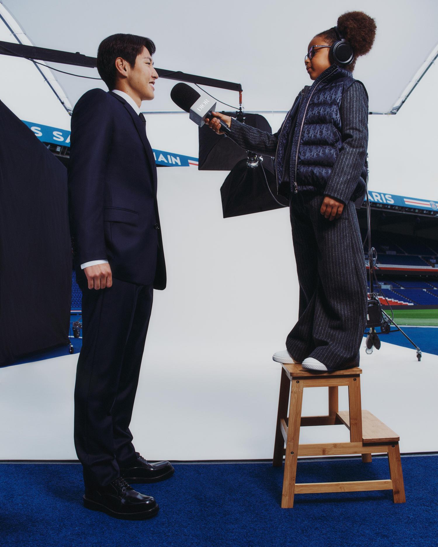 mode luxe pour enfants dior psg