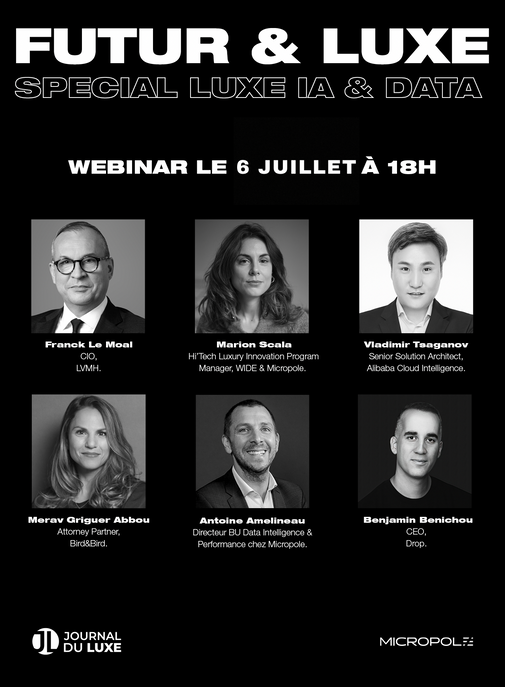 Webinar FUTUR & LUXE : spécial IA & DATA.