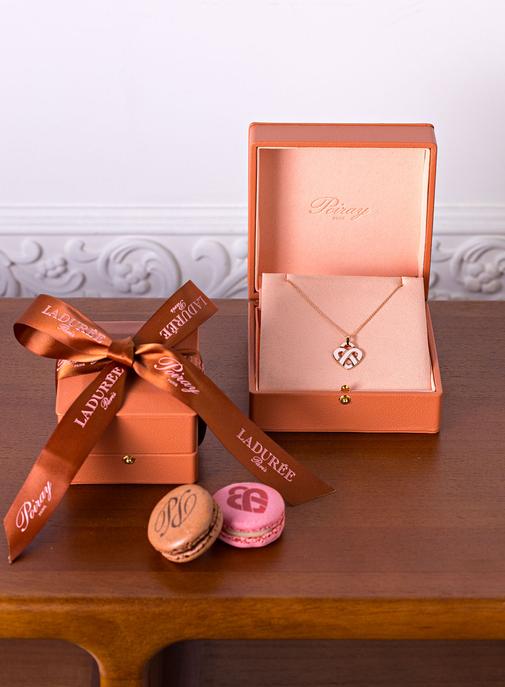 Joaillerie, gastronomie et message gagnant : Poiray et Ladurée dévoilent leur collaboration