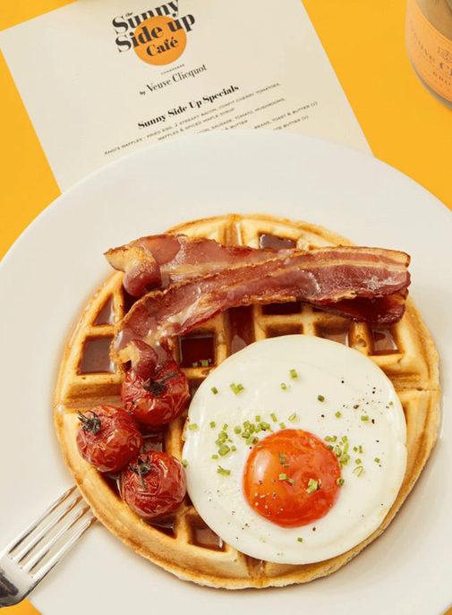 Veuve Clicquot dévoile son Sunny Side Up Café.