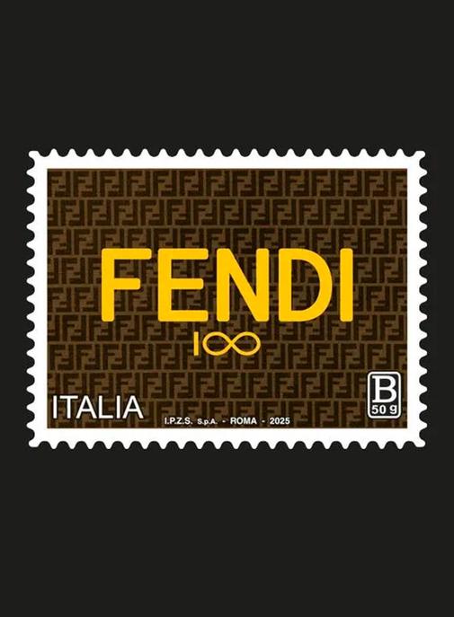 Pour ses 100 ans, Fendi s'offre un timbre à ses couleurs