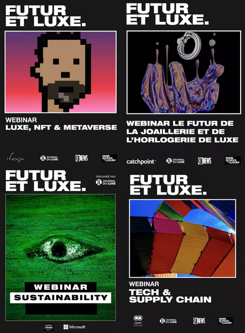 Quatre webinars FUTUR & LUXE à voir ou revoir cet été.