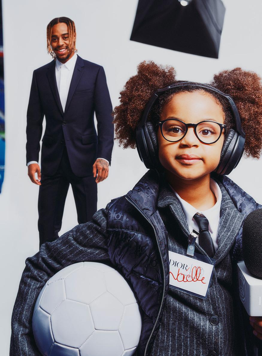 dior baby psg football et luxe