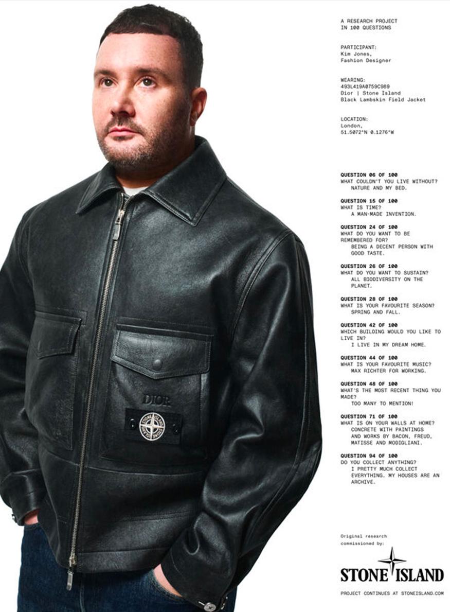 collaboration dior et stone island kim jones