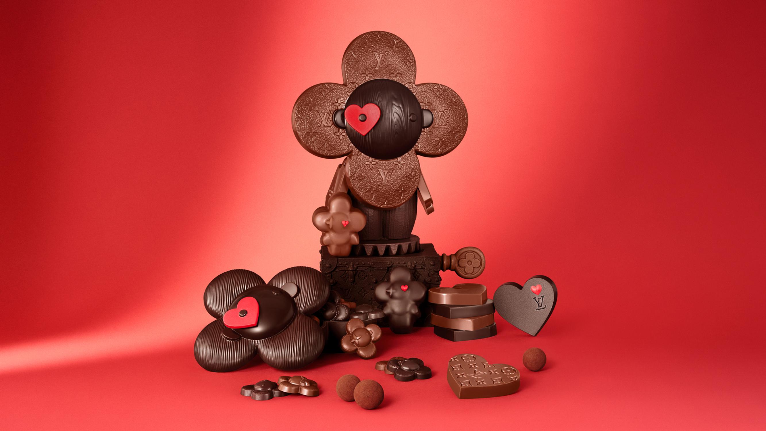 louis vuitton id&eacute;e cadeau saint valentin luxe chocolats